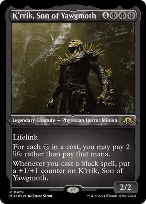 K'rrik, Son of Yawgmoth (Foil Etched) (MH3-479) - Modern Horizons 3 Foil - Poke-Collect