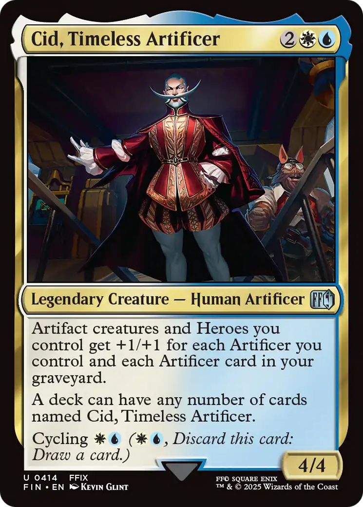 Cid, Timeless Artificer (0414) (FIN-414) - FINAL FANTASY Foil - Poke-Collect