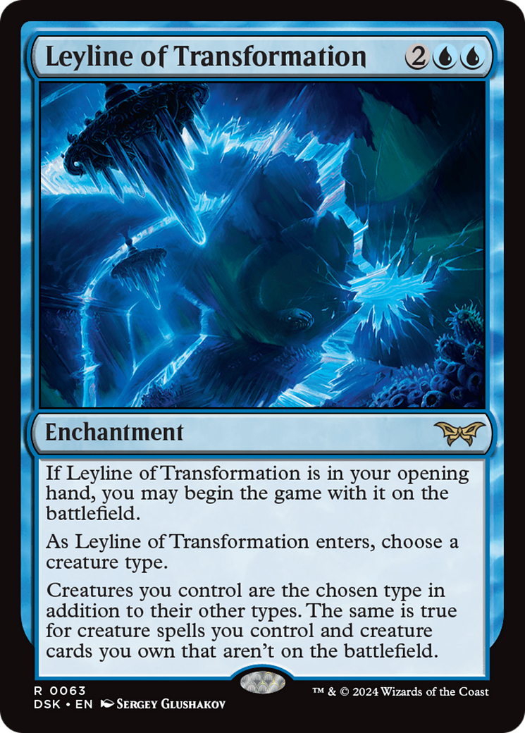 Leyline of Transformation (DSK-063) - Duskmourn: House of Horror Foil - Poke-Collect