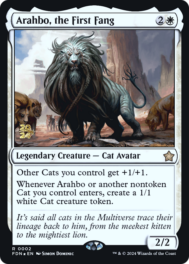 Arahbo, the First Fang (PRE-002) - Foundations Promos Foil - Poke-Collect