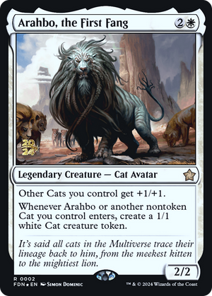 Arahbo, the First Fang (PRE-002) - Foundations Promos Foil - Poke-Collect