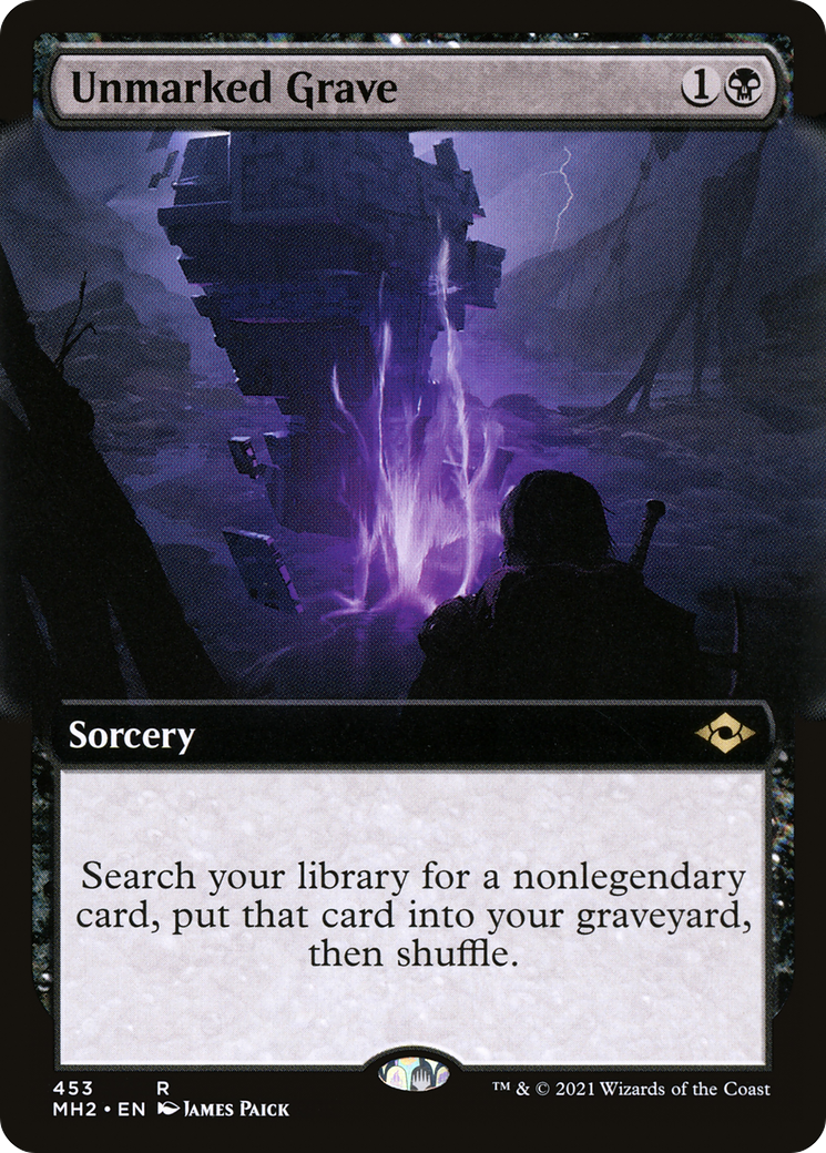 Unmarked Grave (MH2-453) - Modern Horizons 2: (Extended Art) - Poke-Collect