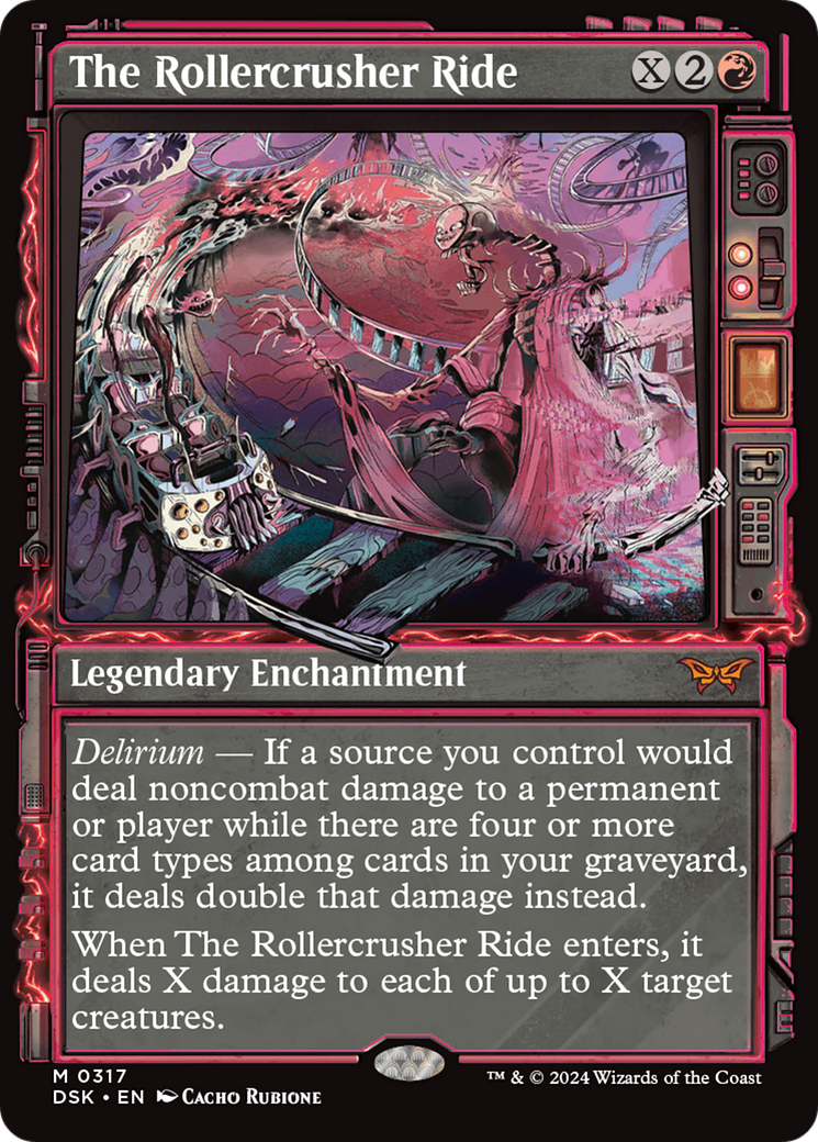 The Rollercrusher Ride (DSK-317) - Duskmourn: House of Horror: (Showcase) - Poke-Collect