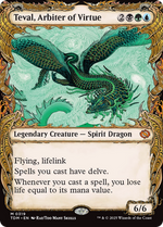 Teval, Arbiter of Virtue (TDM-319) - Tarkir: Dragonstorm: (Showcase) - Poke-Collect
