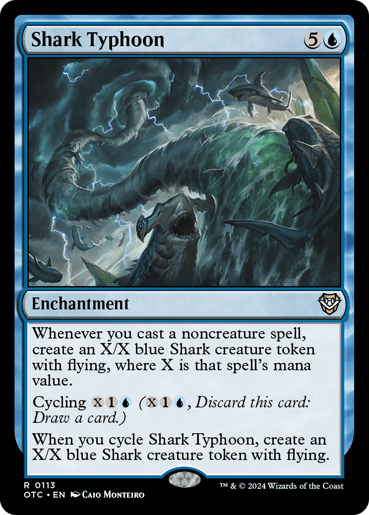 Shark Typhoon (OTC-113) - Outlaws of Thunder Junction Commander - Poke-Collect
