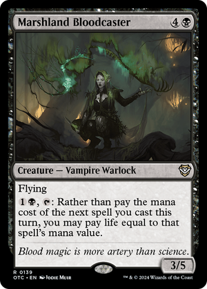 Marshland Bloodcaster (OTC-139) - Outlaws of Thunder Junction Commander - Poke-Collect