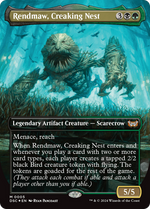 Rendmaw, Creaking Nest (DSC-005) - Duskmourn: House of Horror Commander (Borderless) - Poke-Collect