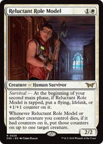 Reluctant Role Model (DSK-026) - Duskmourn: House of Horror Foil - Poke-Collect