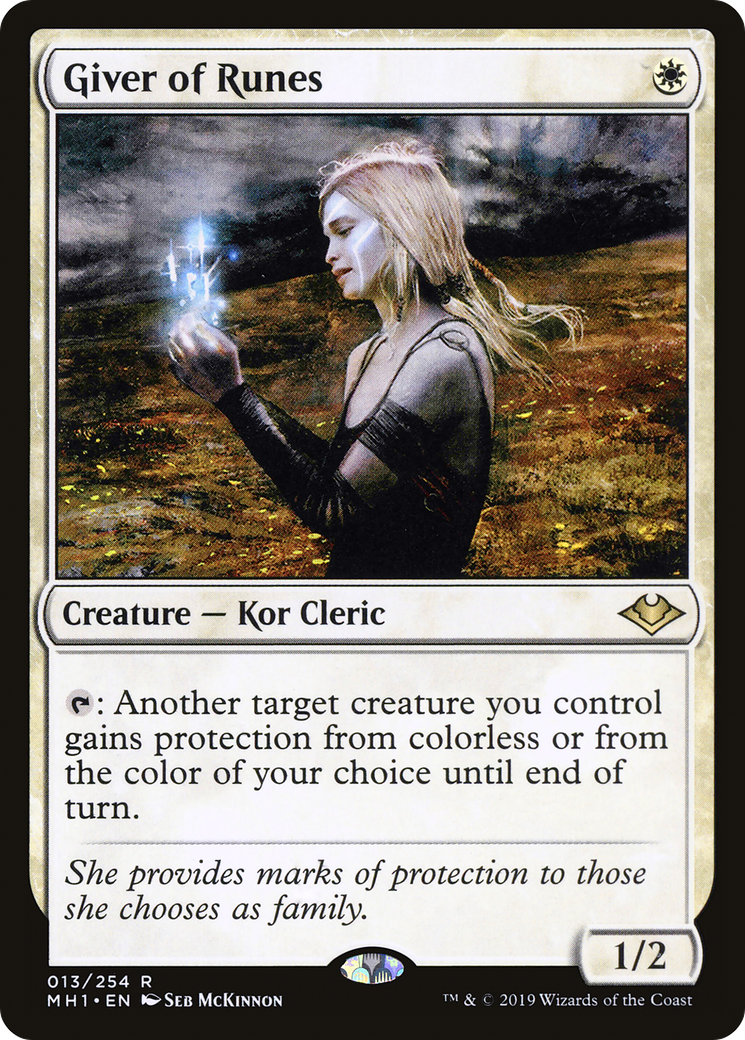 Giver of Runes (MH1-013) - Modern Horizons Foil - Poke-Collect