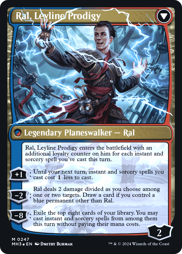 Ral, Monsoon Mage // Ral, Leyline Prodigy (PRE-247) - Modern Horizons 3 Promos Foil - Poke-Collect