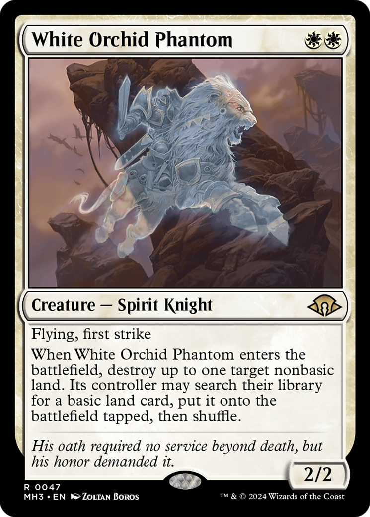 White Orchid Phantom (MH3-047) - Modern Horizons 3 - Poke-Collect
