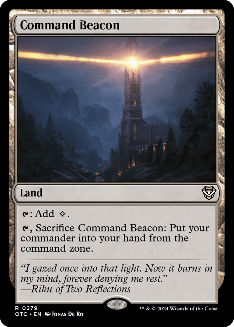 Command Beacon (OTC-279) - Outlaws of Thunder Junction Commander - Poke-Collect