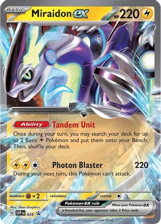 Miraidon ex - 028 28 - SV Scarlet & Violet Promo Cards Holofoil - Poke-Collect