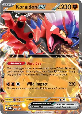 Koraidon ex - 029 29 - SV Scarlet & Violet Promo Cards Holofoil - Poke-Collect