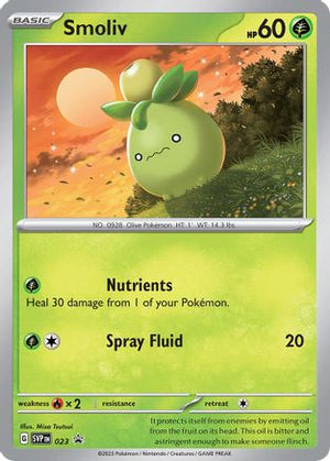 Smoliv - 023 (Cosmo Holo) 23 - SV Scarlet & Violet Promo Cards Holofoil - Poke-Collect