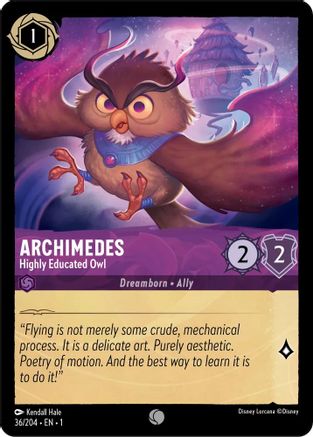 Archimedes - Highly Educated Owl (36/204) - The First Chapter