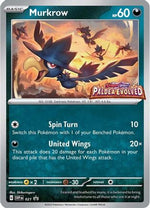 Murkrow - 021 (Prerelease) 21 - SV Scarlet & Violet Promo Cards Holofoil - Poke-Collect