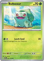 Bulbasaur - 001/165 1 - SV Scarlet & Violet 151 Reverse Holofoil - Poke-Collect