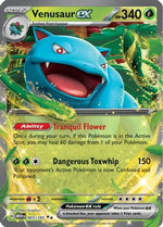 Venusaur ex 3 - SV Scarlet and Violet 151 Holofoil - Poke-Collect