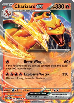 Charizard ex - 006/165 6 - SV Scarlet & Violet 151 Holofoil - Poke-Collect