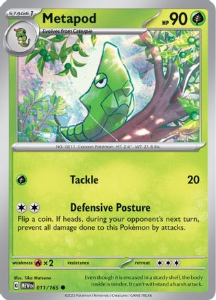 Metapod 11 - SV Scarlet & Violet 151 - Poke-Collect