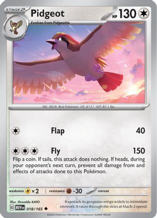 Pidgeot 18 - SV Scarlet & Violet 151 - Poke-Collect