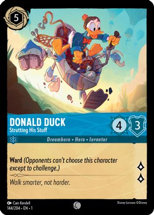 Donald Duck - Strutting His Stuff (144/204) - The First Chapter Cold Foil