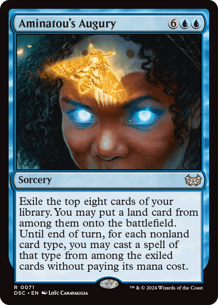 Aminatou's Augury (DSC-071) - Duskmourn: House of Horror Commander - Poke-Collect