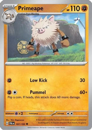 Primeape - 107/193 (Cosmos Holo) 107 - Miscellaneous Cards & Products Holofoil - Poke-Collect