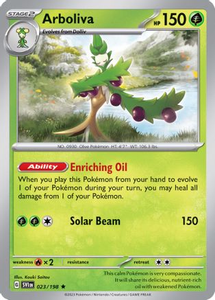 Arboliva - 023/198 (Line Holo) 23 - Miscellaneous Cards & Products Holofoil - Poke-Collect
