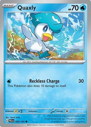 Quaxly - 050/193 (Summer 2023 Collector Chest) 50 - Miscellaneous Cards & Products Holofoil - Poke-Collect