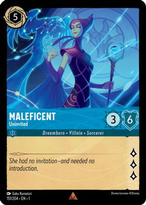 Maleficent - Uninvited (151/204) - The First Chapter Cold Foil