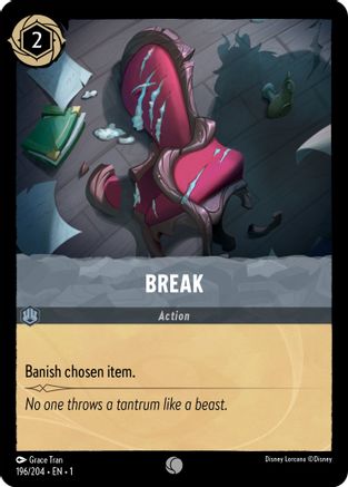 Break (196/204) - The First Chapter Cold Foil