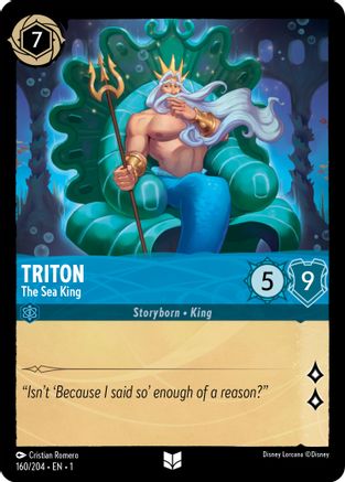 Triton - The Sea King (160/204) - The First Chapter Cold Foil