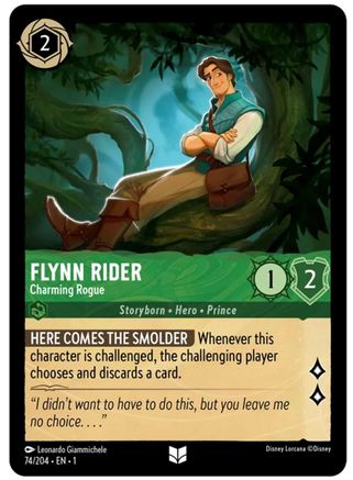 Flynn Rider - Charming Rogue (74/204) - The First Chapter Cold Foil