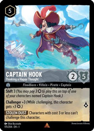 Captain Hook - Thinking a Happy Thought (175/204) - The First Chapter Cold Foil