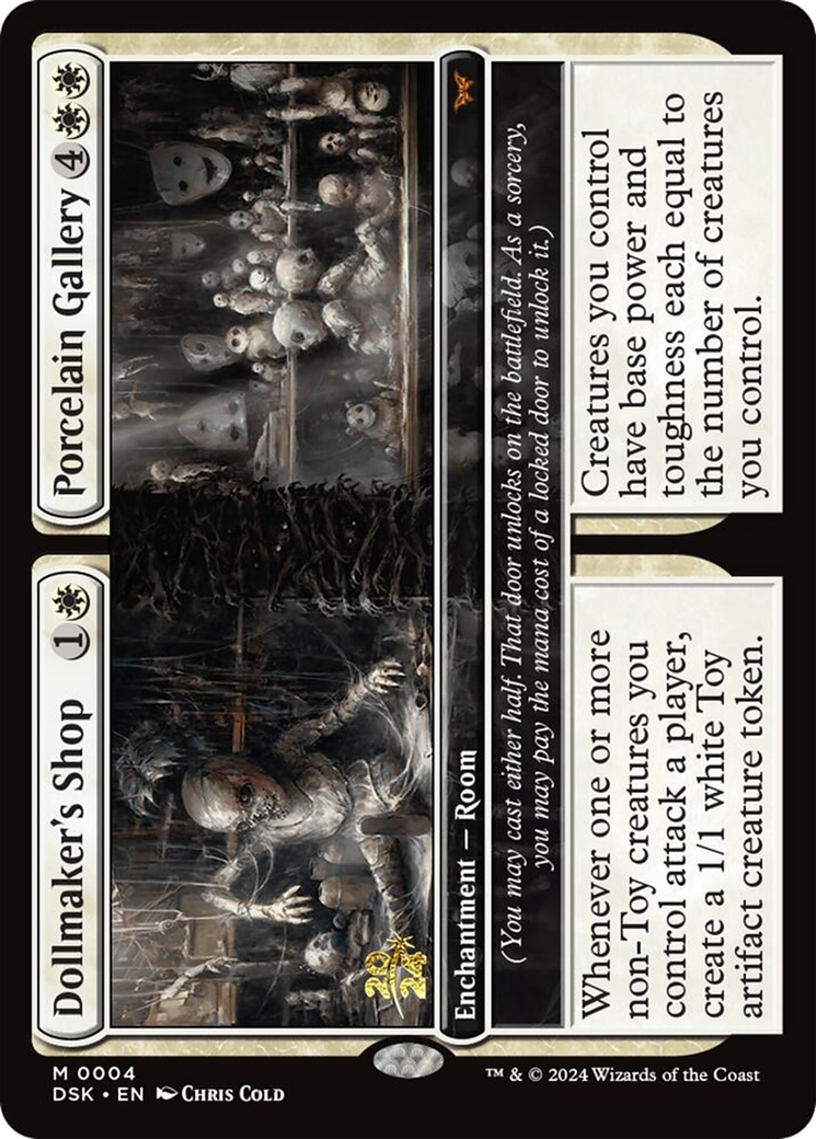 Dollmaker's Shop // Porcelain Gallery (PRE-004) - Duskmourn: House of Horror Promos Foil - Poke-Collect