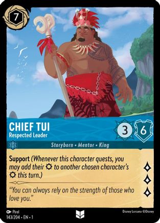 Chief Tui - Respected Leader (143/204) - The First Chapter