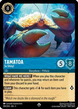 Tamatoa - So Shiny! (159/204) - The First Chapter Cold Foil