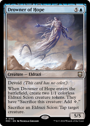 Drowner of Hope (M3C-182) - Modern Horizons 3 Commander: (devoid) - Poke-Collect