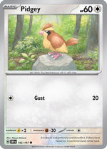 Pidgey 162 - SV03 Obsidian Flames Reverse Holofoil - Poke-Collect