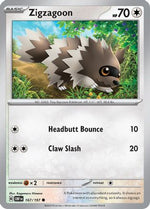 Zigzagoon 167 - SV03 Obsidian Flames - Poke-Collect