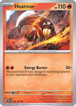 Heatmor 39 - SV03 Obsidian Flames - Poke-Collect