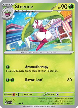 Steenee 17 - SV03 Obsidian Flames - Poke-Collect