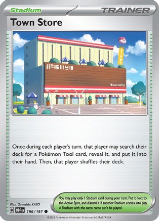Town Store 196 - SV03 Obsidian Flames - Poke-Collect