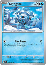 Cryogonal 55 - SV03 Obsidian Flames Reverse Holofoil - Poke-Collect