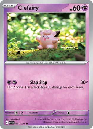 Clefairy 81 - SV03 Obsidian Flames - Poke-Collect