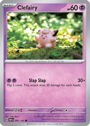 Clefairy 81 - SV03 Obsidian Flames Reverse Holofoil - Poke-Collect