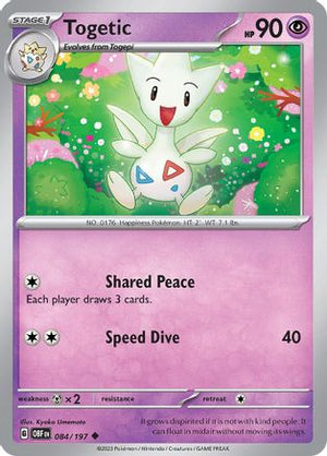 Togetic 84 - SV03 Obsidian Flames Reverse Holofoil - Poke-Collect