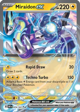 Miraidon ex 79 - SV03 Obsidian Flames Holofoil - Poke-Collect